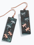 Patina & Copper Dragonfly Earrings