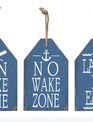 Wooden Lake Wall Sign