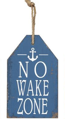 Wooden Lake Wall Sign