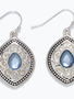 Filigree With French Blue Earrings