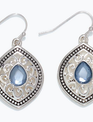 Filigree With French Blue Earrings
