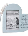 Beaded Heart Picture Frame