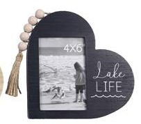 Beaded Heart Picture Frame
