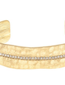 Crystal Row Cuff Bracelet