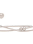 Silver Twist Wires Narrow Cuff Bracelet
