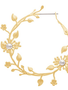 Matte Garden Vines Hoop Earrings (2-Colors)