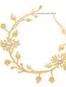 Matte Garden Vines Hoop Earrings