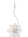 Filigree Flower Drop Earrings
