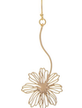Filigree Flower Drop Earrings