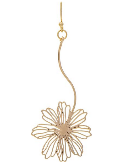 Filigree Flower Drop Earrings