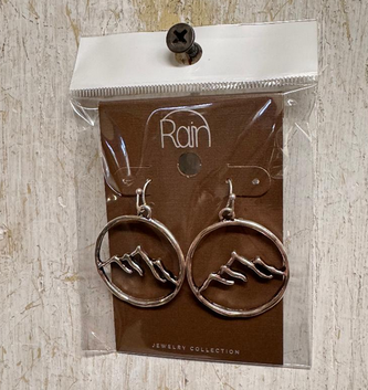 Silver Mountain Range Earrings