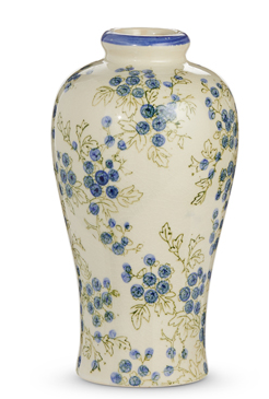 Blue Floral Leaf Vase (3-Styles)