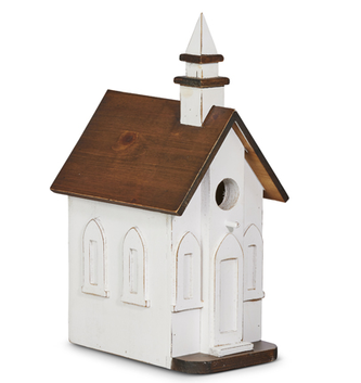 Distressed Church Bird House