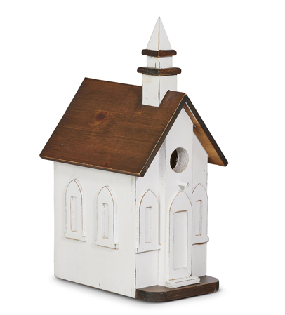 Distressed Church Bird House
