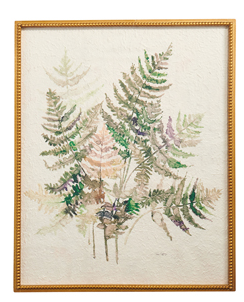 28" Fern Framed Wall Art