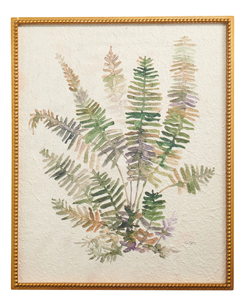 28" Fern Framed Wall Art