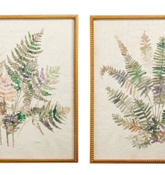 28" Fern Framed Wall Art (2-Styles)