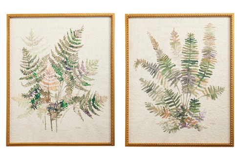 28" Fern Framed Wall Art