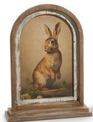 18" Vintage Rabbit Framed Print
