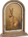 18" Vintage Rabbit Framed Print