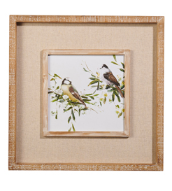 Birds on Branch Framed Wall Art
