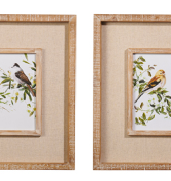 Birds on Branch Framed Wall Art