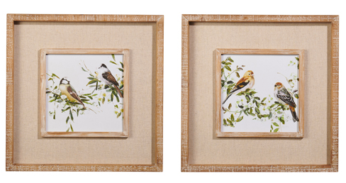 Birds on Branch Framed Wall Art