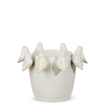 White Round Vase (2-Styles)