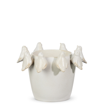 White Round Vase (2-Styles)