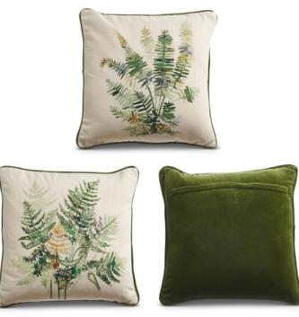 Square Wild Fern Pillow (2-Styles)