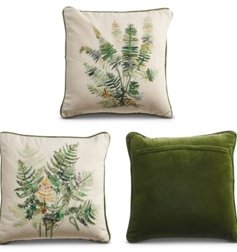 Square Wild Fern Pillow (2-Styles)