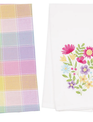 Set of 2 Floral Bouquet Towels