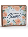 Inspirational Block Floral Sign