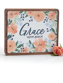 Inspirational Block Floral Sign