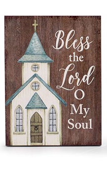 Inspirational Block Church Sign