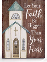 Inspirational Block Church Sign