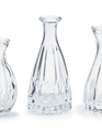 Set of 3 Glass Mini Vases