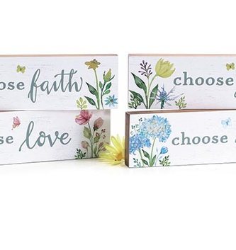 Floral Message Sign (Four-Styles)