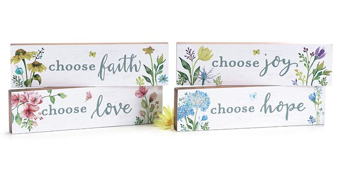 Floral Message Sign