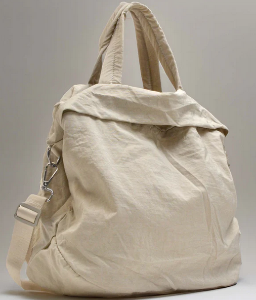 Nylon Shoulder Tote (2-Colors)