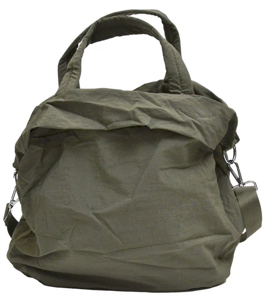 Nylon Shoulder Tote (2-Colors)