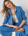 Charlie Paige Fringe Linen Woven Button Jacket By: Charlie Paige Charlie Paige Fringe Linen Woven Button Jacket By: Charlie Paige