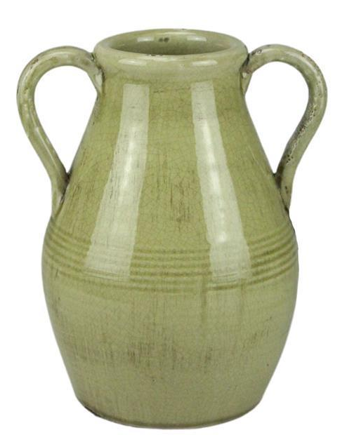 Stoneware Double Handled Vase