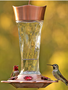 Copper Twist Hummingbird Feeder