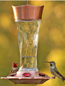 Copper Twist Hummingbird Feeder