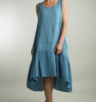 Tempo Paris Back Button Sleeveless Dress By: Tempo Paris