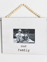 Our Family Beaded Hanging Frame