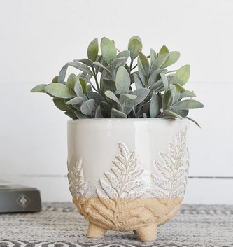 Fern Patterned Planter