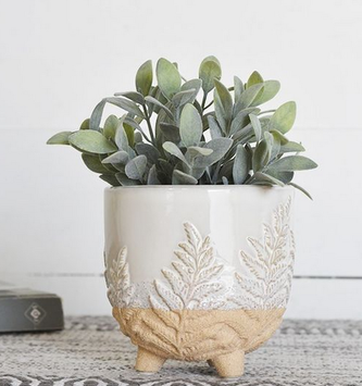 Fern Patterned Planter