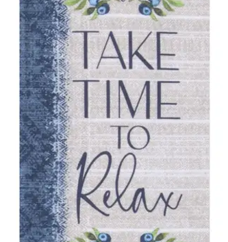 Time to Relax Kitchen Towel